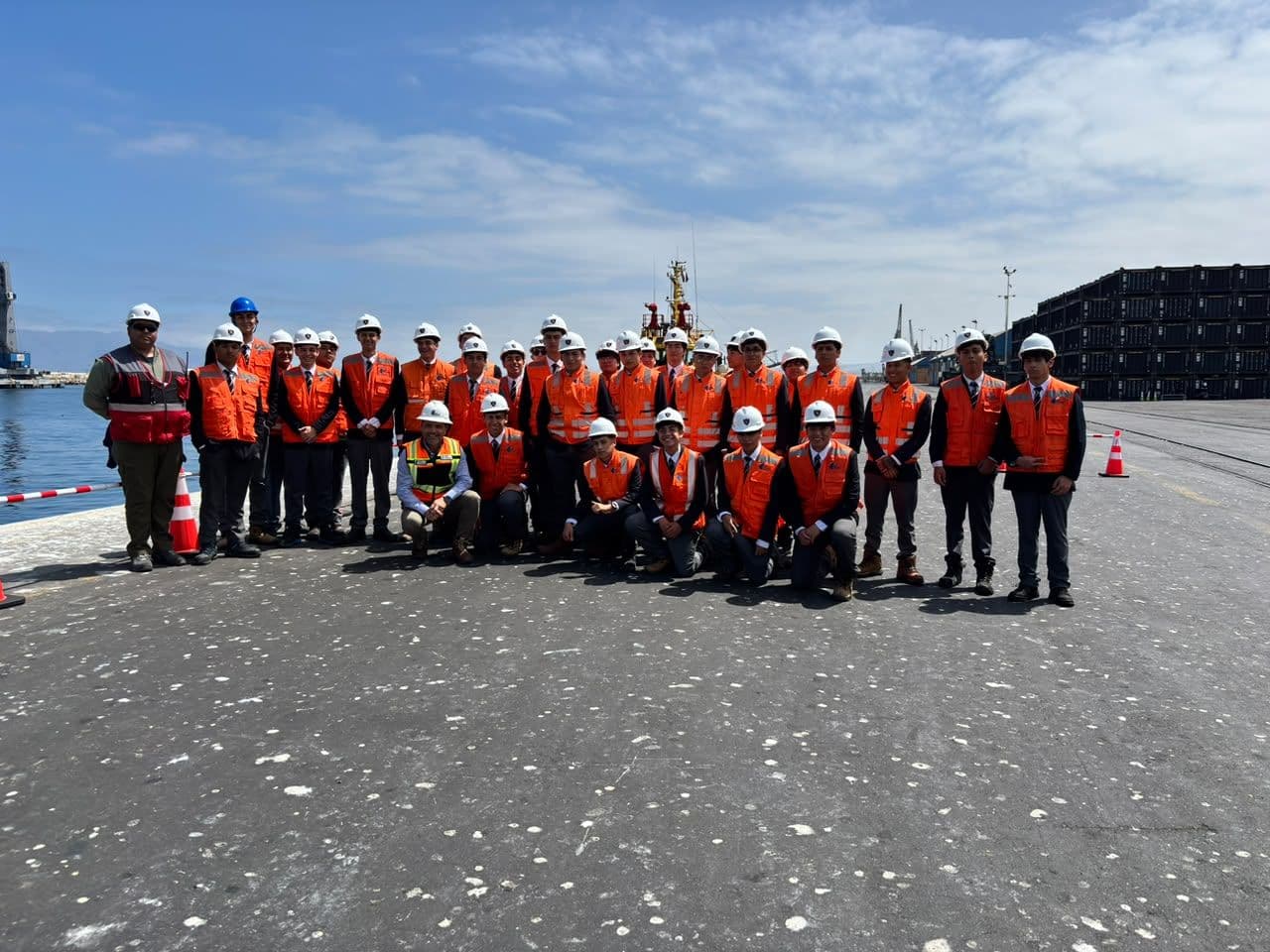 Don Bosco students learn about Puerto Antofagasta’s operations and projects